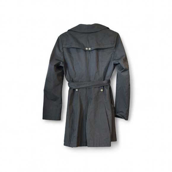Via Spiga Black Trench Coat - Picture 2 of 5